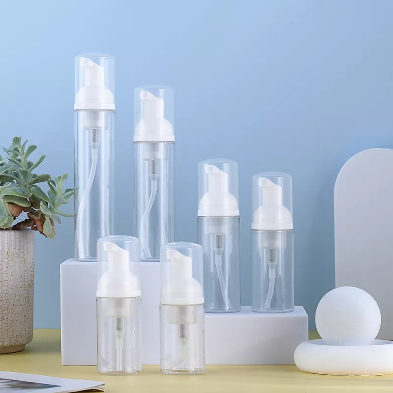 Mit Logo bedruckte PP-Schaumflasche